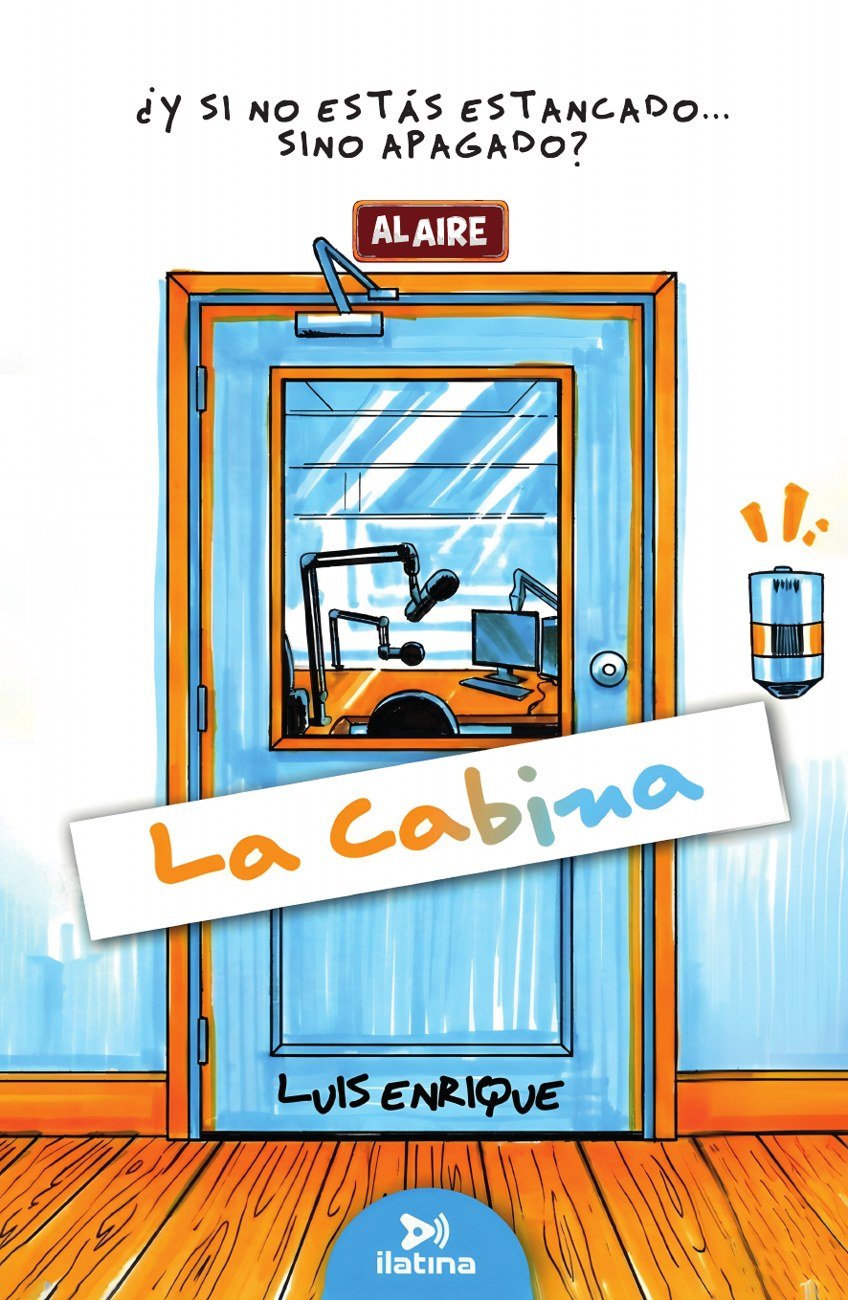 Portada ilustrada de La Cabina, de Luis Quintero